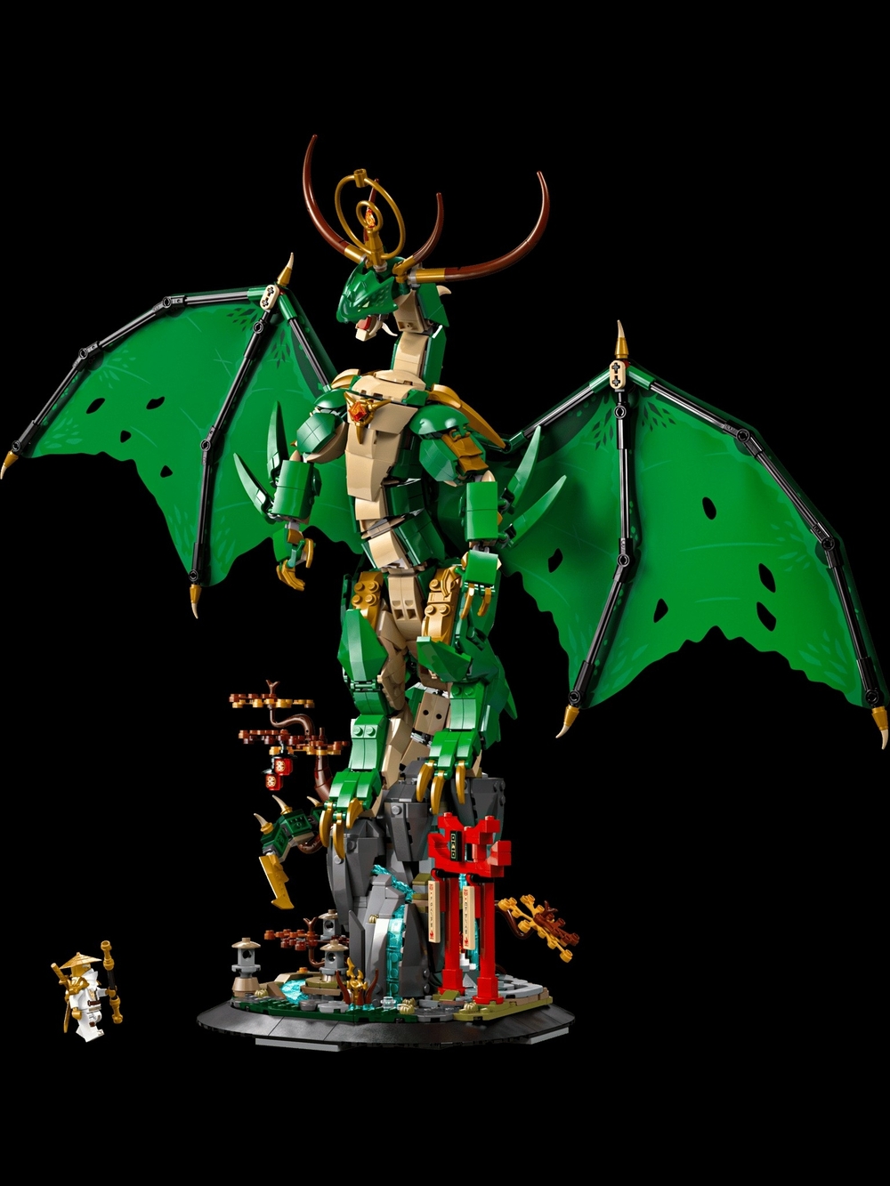 GENERIC NINJAGO The Guardian Dragon 71847 Complete Set 1650 pcs | No Box